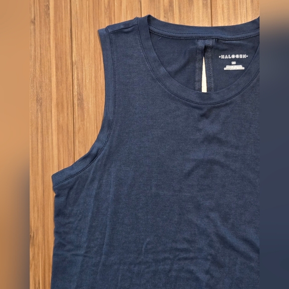 NWT Halogen Blue Sleeveless Top - Picture 2 of 10